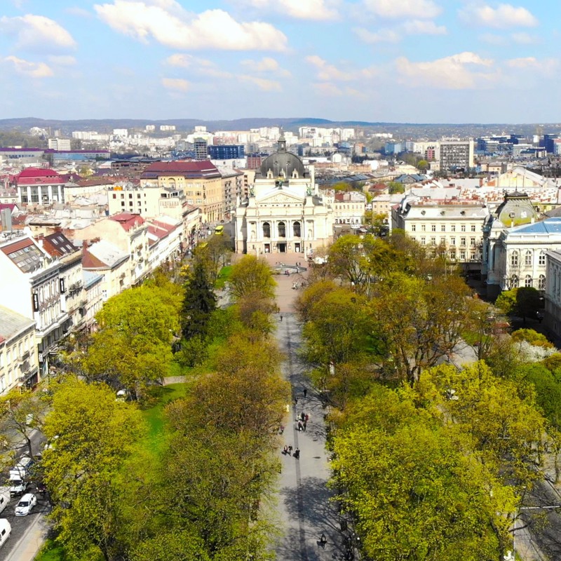 Freedom Avenue in Lviv: Past & Present